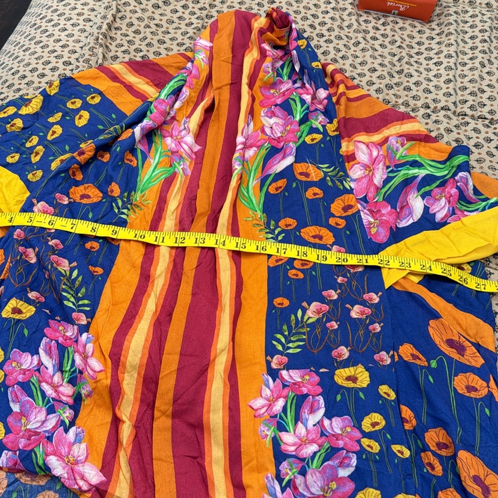 Free people all tous Colorful Striped Floral Kimono - Picture 13 of 14